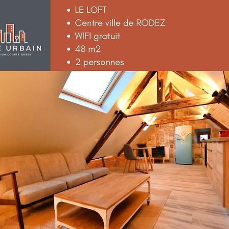 Loft Sous Les Combles - Loft Under The Rafter Lejlighed Rodez Eksteriør billede